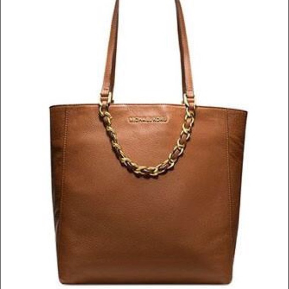 Michael Kors Tan Harper Chain Purse